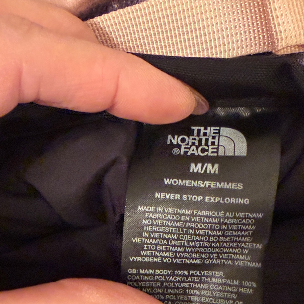 The North Face Pink and Black Winter Gloves - Picture 5 of 5